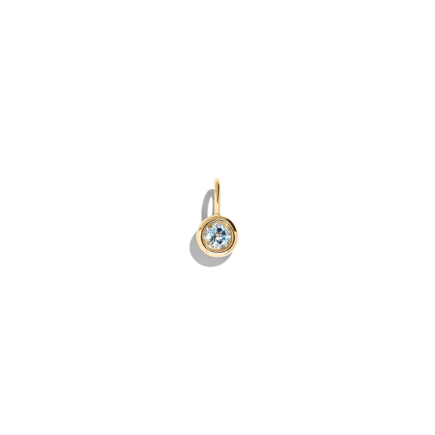 BABY BLUE TOPAZ BEZEL PENDANT