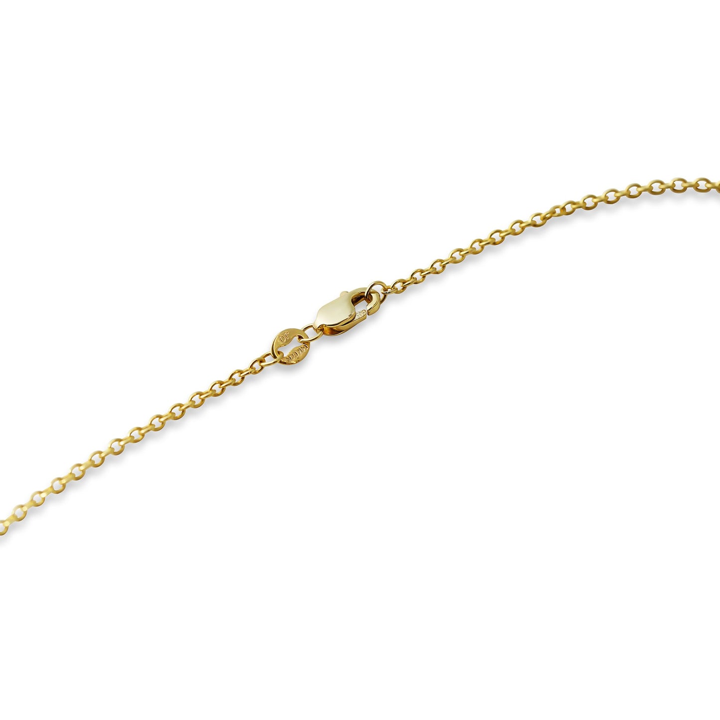 GOLD SOLITAIRE EMERALD CUT NECKLACE