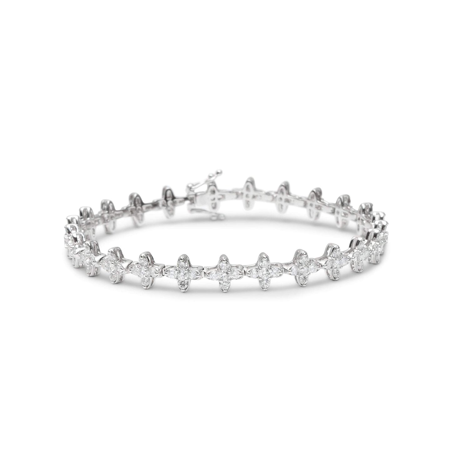 Diamond Cross Bracelet