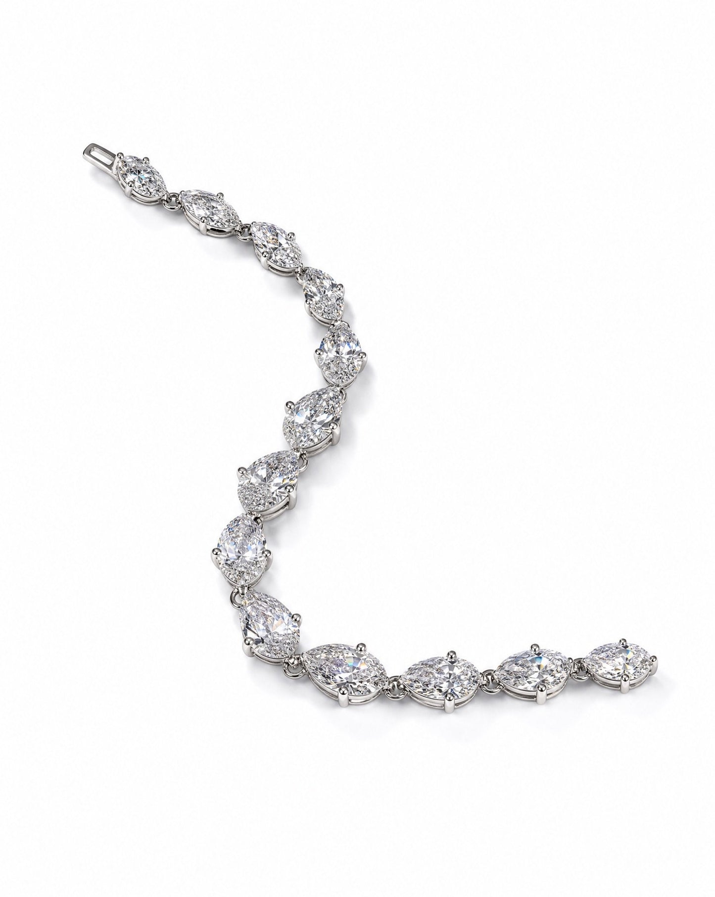 Oval Pear Tennis Bracelet