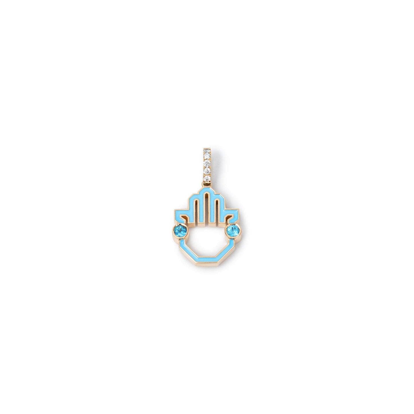 Reversible Hamsa Pendant