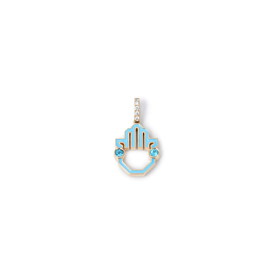 Reversible Hamsa Pendant