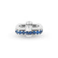 Varsity Umlaut Blue Sapphire Pendant