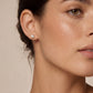 2 Carat Gold Studs