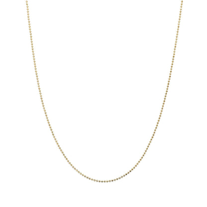 3MM Mooncut Ball Chain Necklace