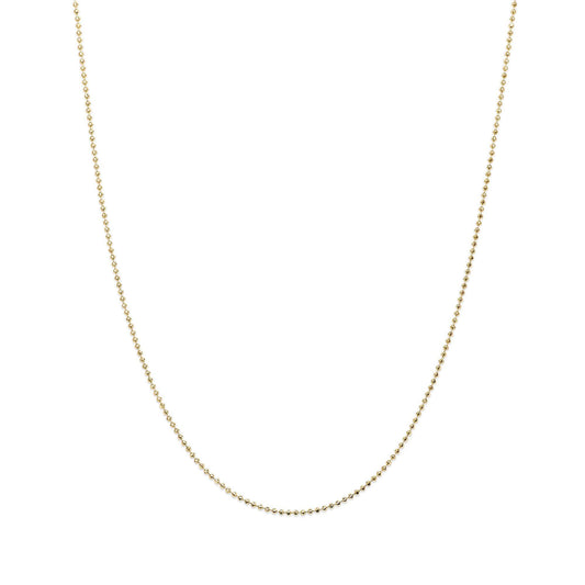 3MM Mooncut Ball Chain Necklace