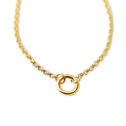 OPEN DISC ROLO BRACELET