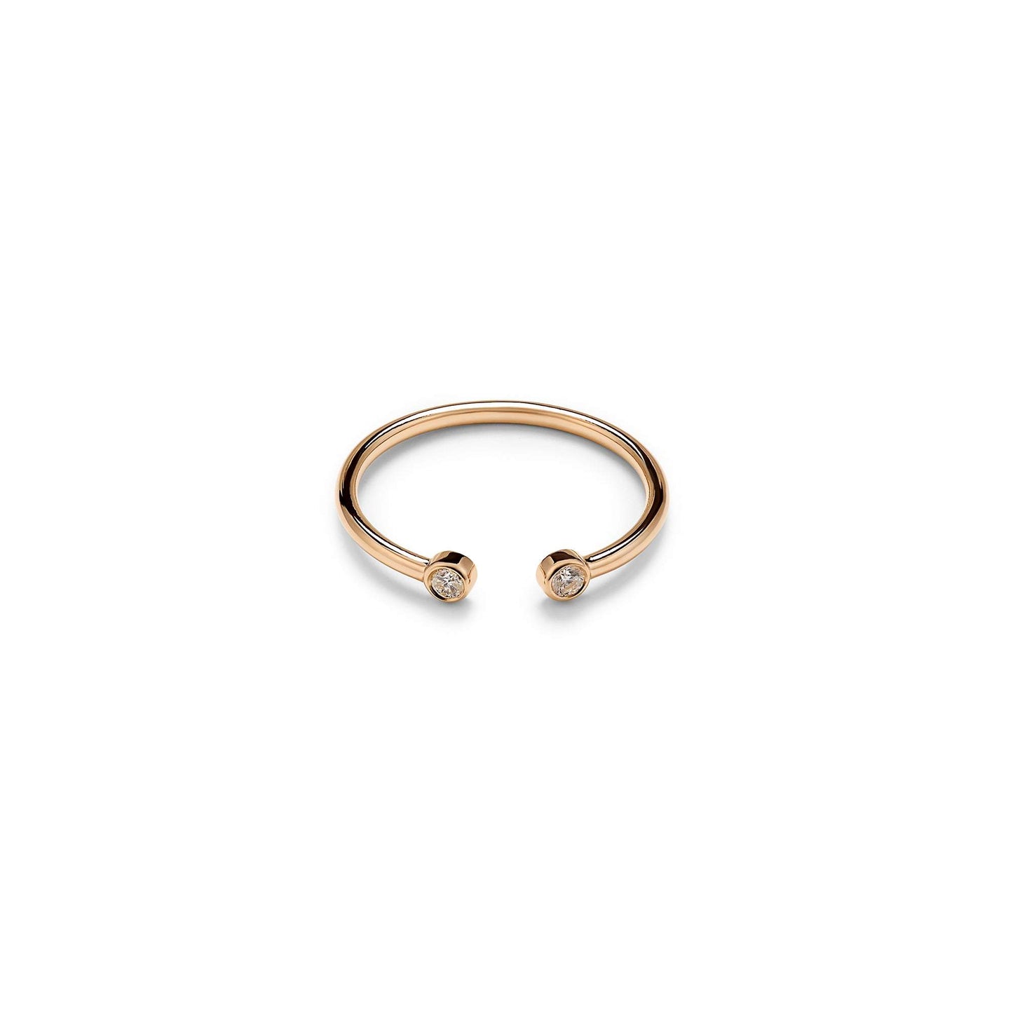 Umlaut Open Bezel Ring