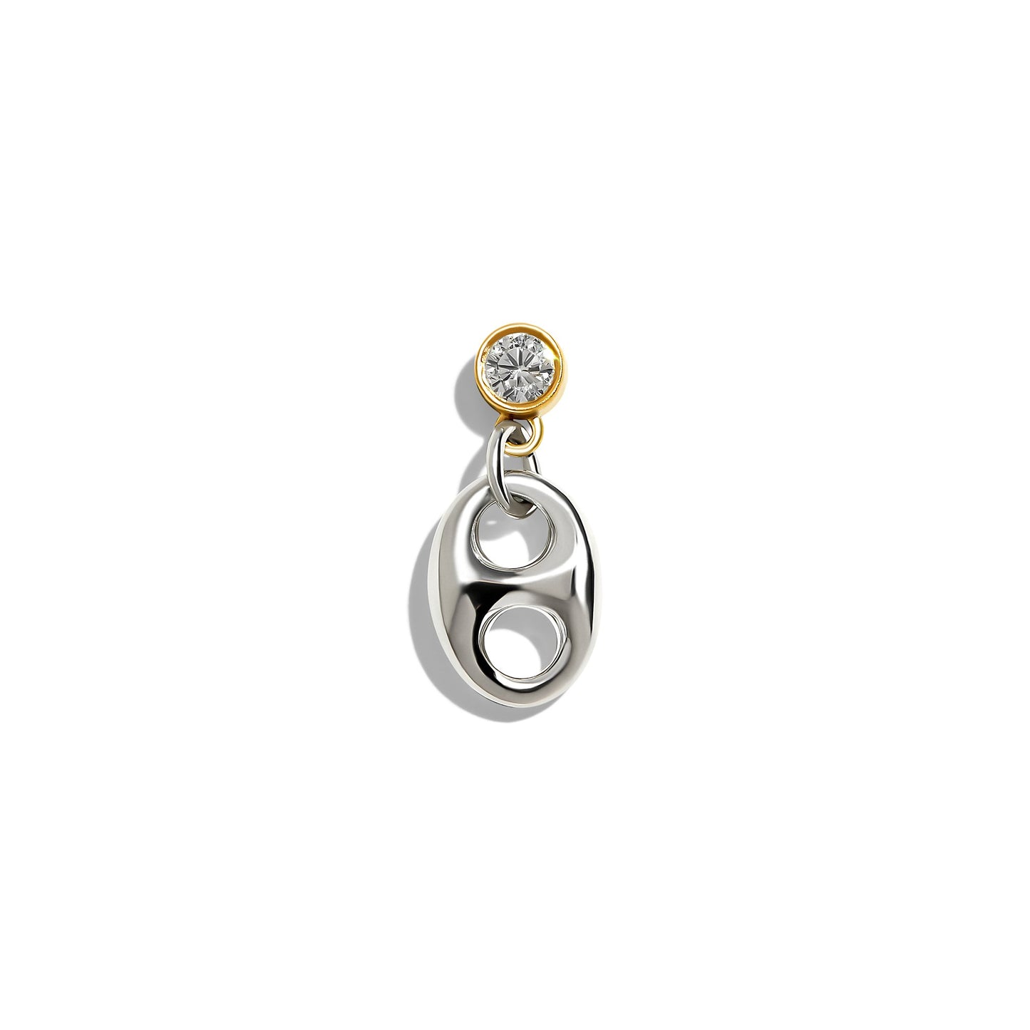 The Hanging Mariner Bezel Earrings