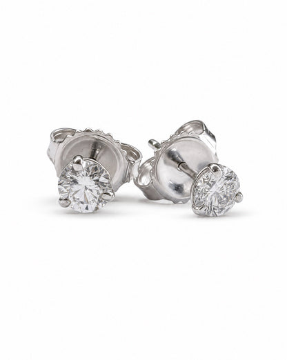 Mini Round Stud Earrings