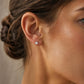 Mini Round Stud Earrings