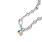 THE THICK MULTI CHARM UMLAUT LINK NECKLACE