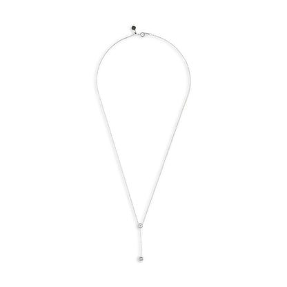 DUO DIAMOND DROP NECKLACE
