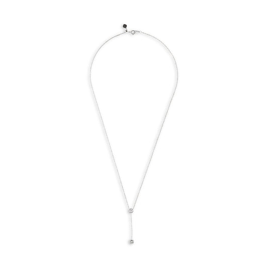 DUO DIAMOND DROP NECKLACE