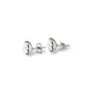 DIAMOND HEART STUDS