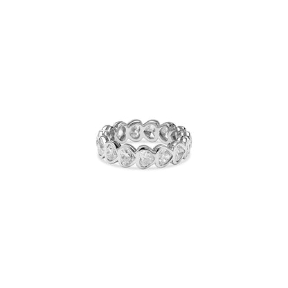Heart Diamond Eternity Ring