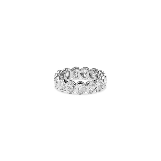 Heart Diamond Eternity Ring