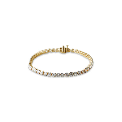 THIN PAVE TENNIS BRACELET