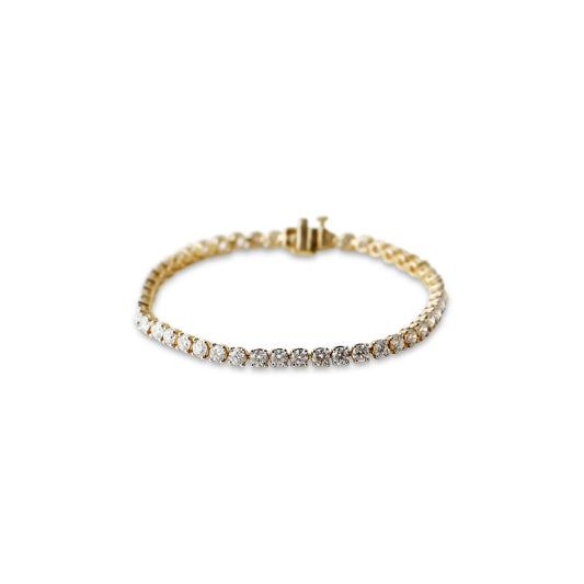 THIN PAVE TENNIS BRACELET