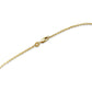 GOLD SOLITAIRE EMERALD CUT NECKLACE