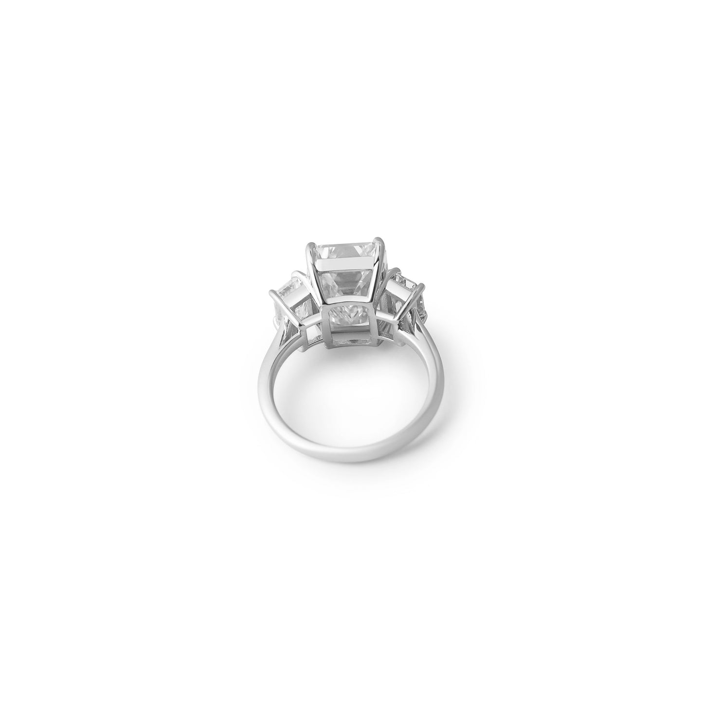 MULTI STONE EMERALD CUT RING