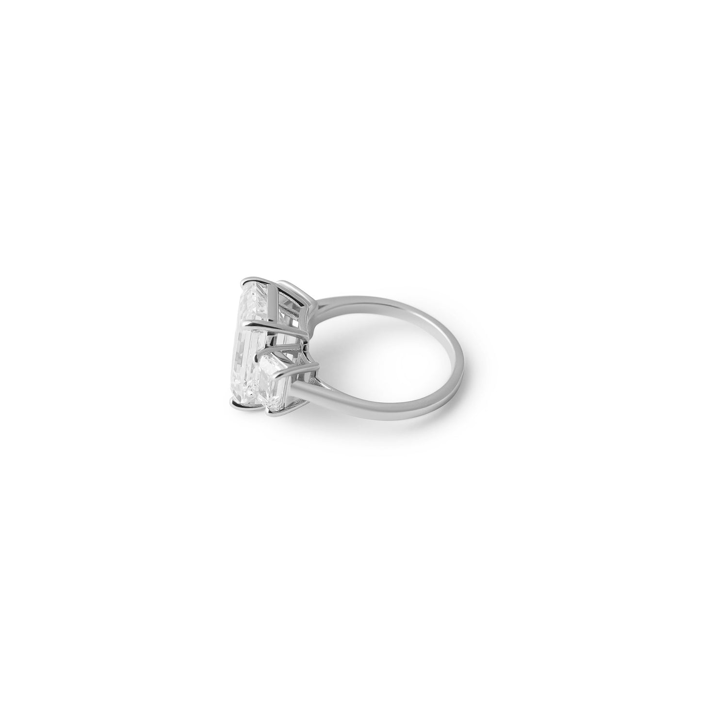 MULTI STONE EMERALD CUT RING