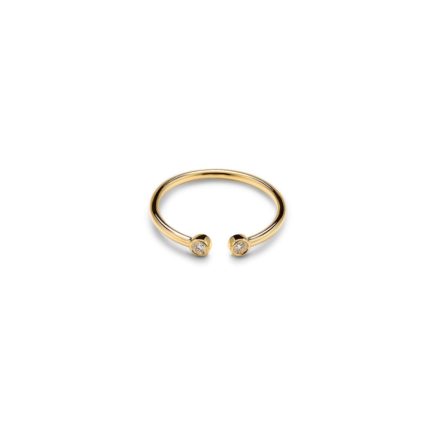 Umlaut Open Bezel Ring