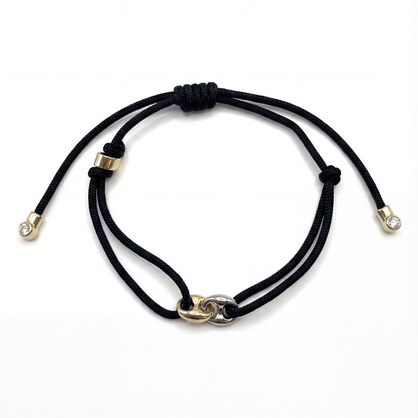 Double Mariner Adjustable Cord Bracelet