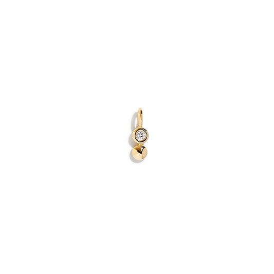 GOLD DIAMOND DUO PENDANT