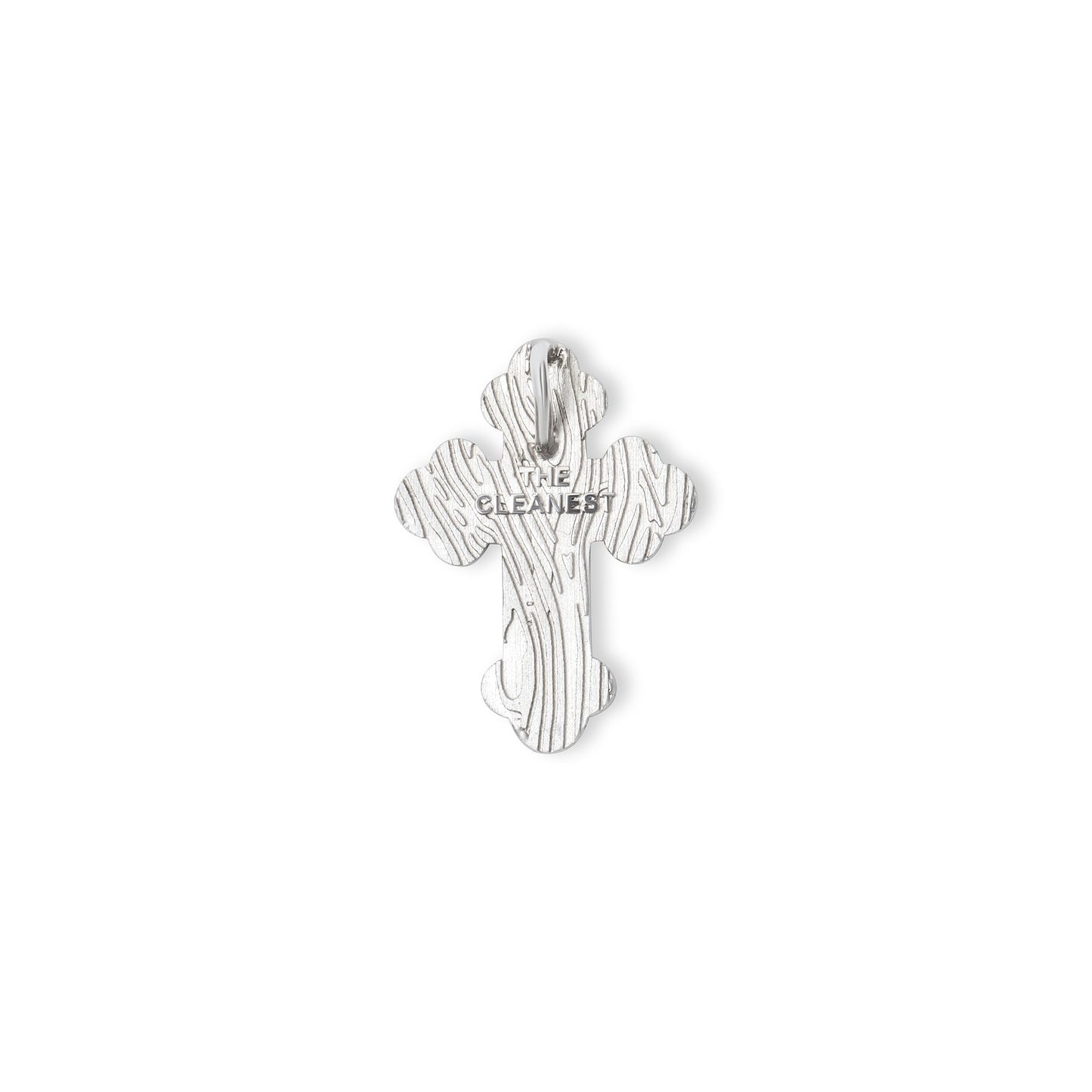 Blue Enamel Crucifix Pendant