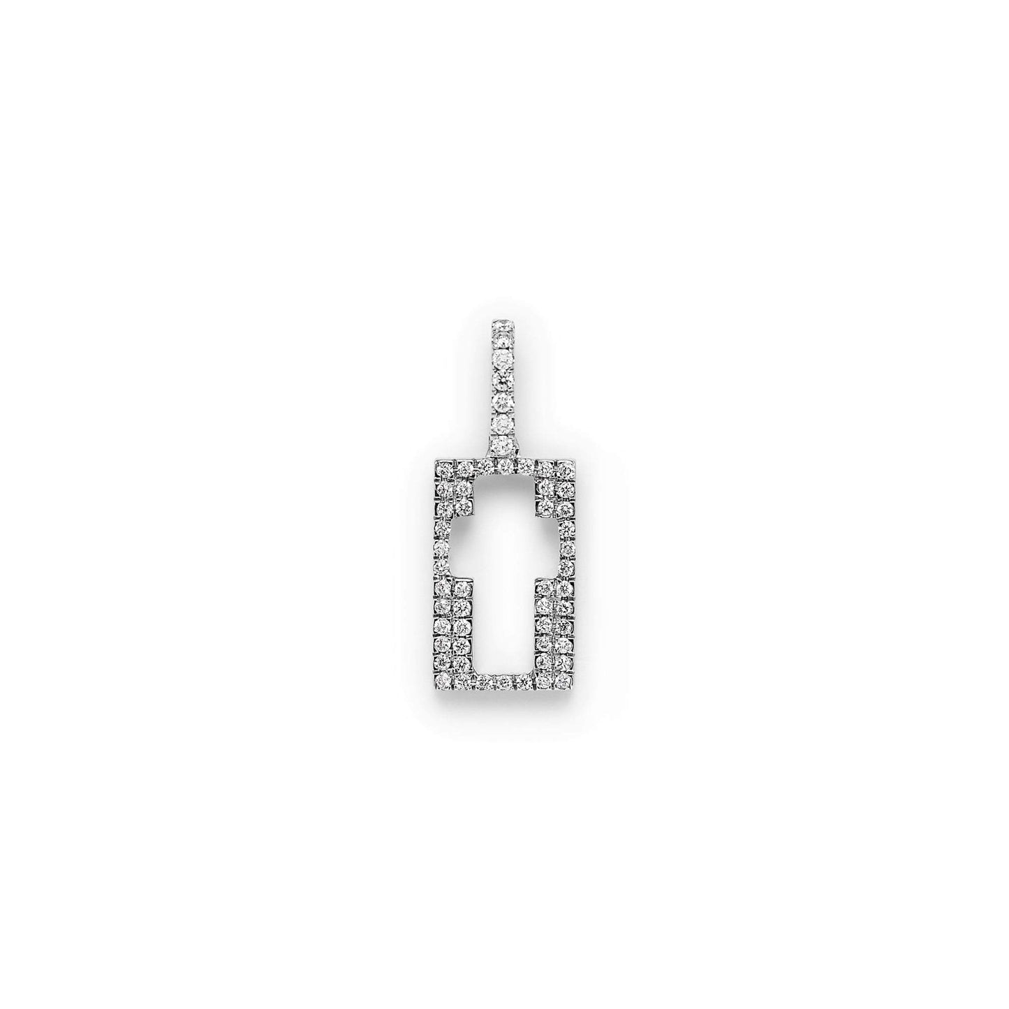 Mini Cookie Cutter Cross Pendant