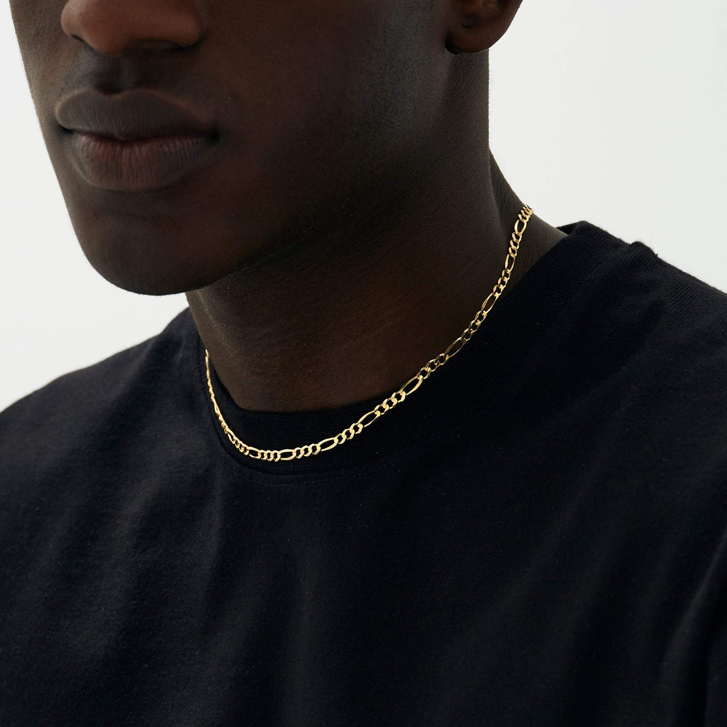 3.8mm Figaro Chain Necklace