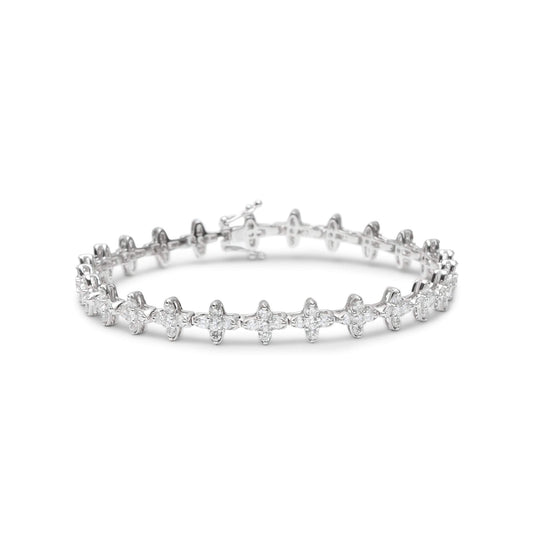 Diamond Cross Bracelet