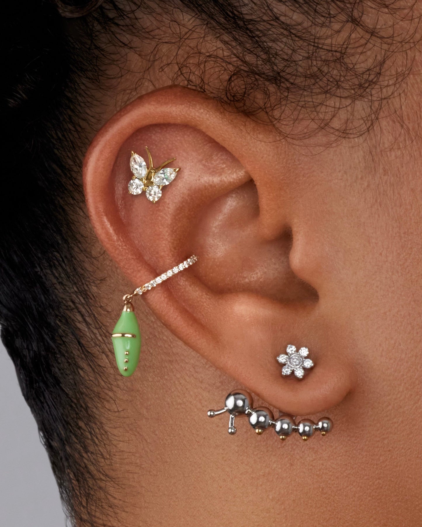 Caterpillar Earring (GY x Sue Tsai)