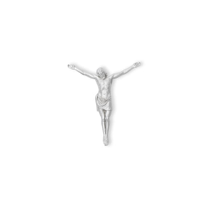 White Gold Crossless Jesus Pendant