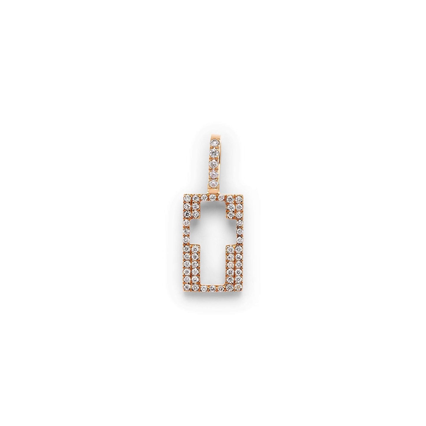 Mini Cookie Cutter Cross Pendant