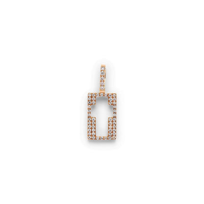 Mini Cookie Cutter Cross Pendant