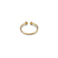 Umlaut Open Bezel Ring