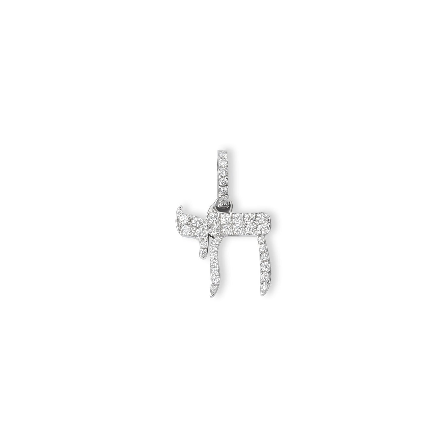 White Gold Pico Chai Pendant