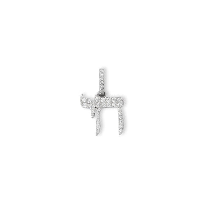 White Gold Pico Chai Pendant