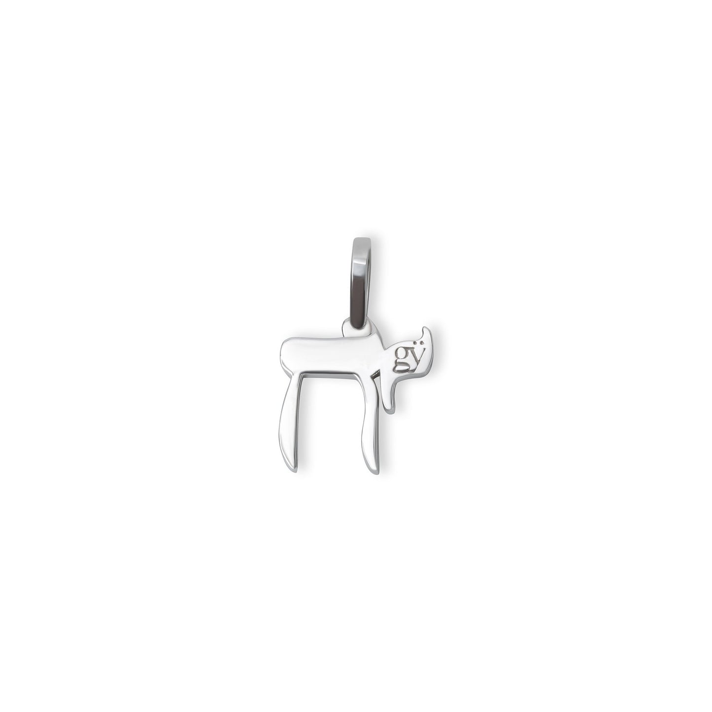 White Gold Pico Chai Pendant