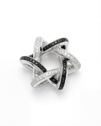 Black Diamond Infinitÿ Star of David Pendant
