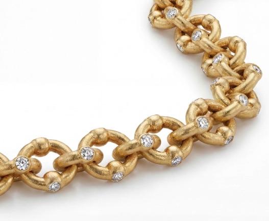 Umlaut Diamond Necklace