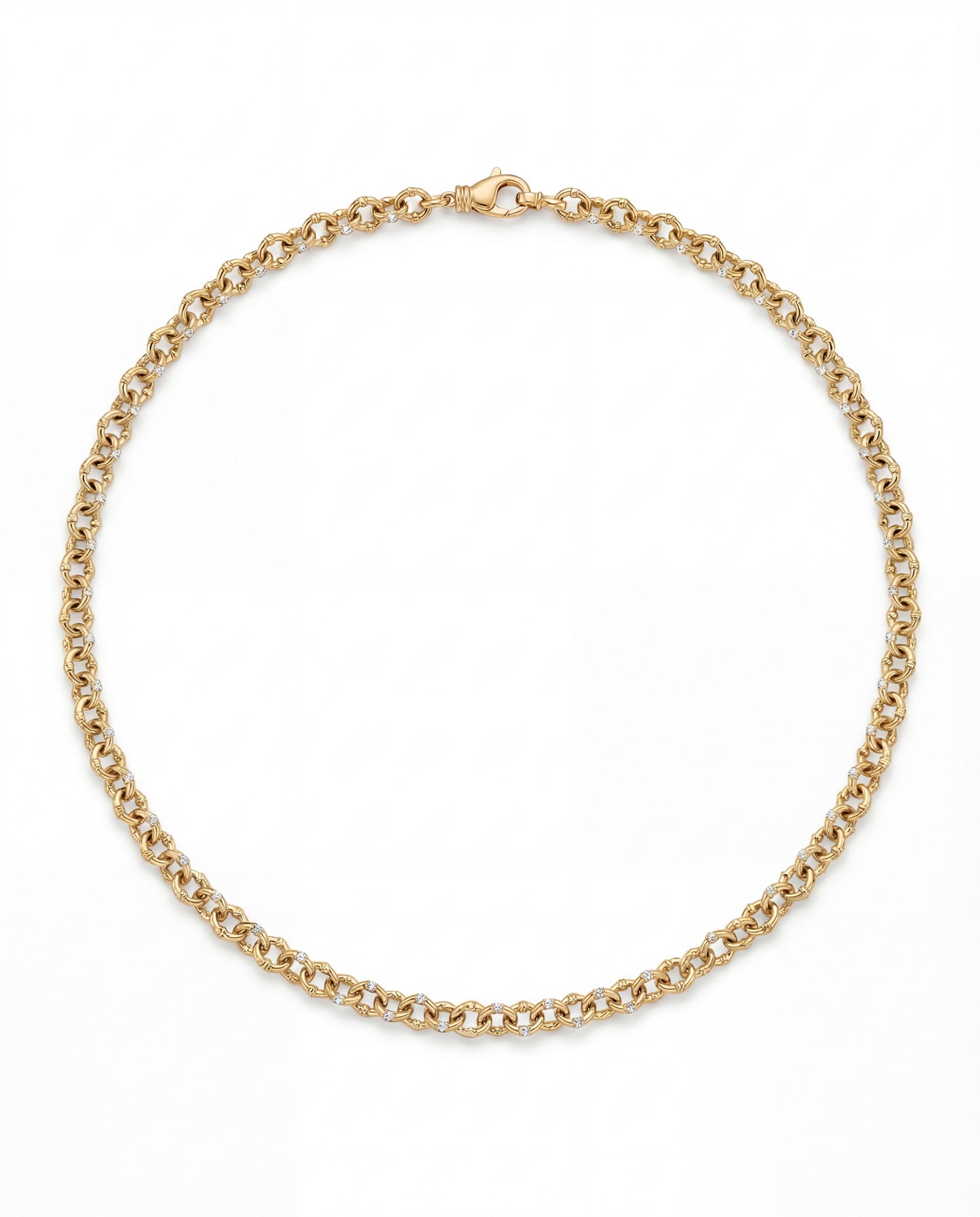 Umlaut Diamond Necklace