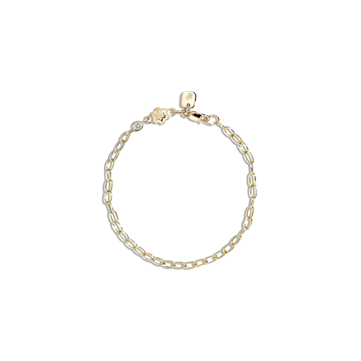 The Star Bezel Charm Bracelet
