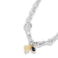 THE UMLAUT SAPPHIRE MULTI CHARM NECKLACE