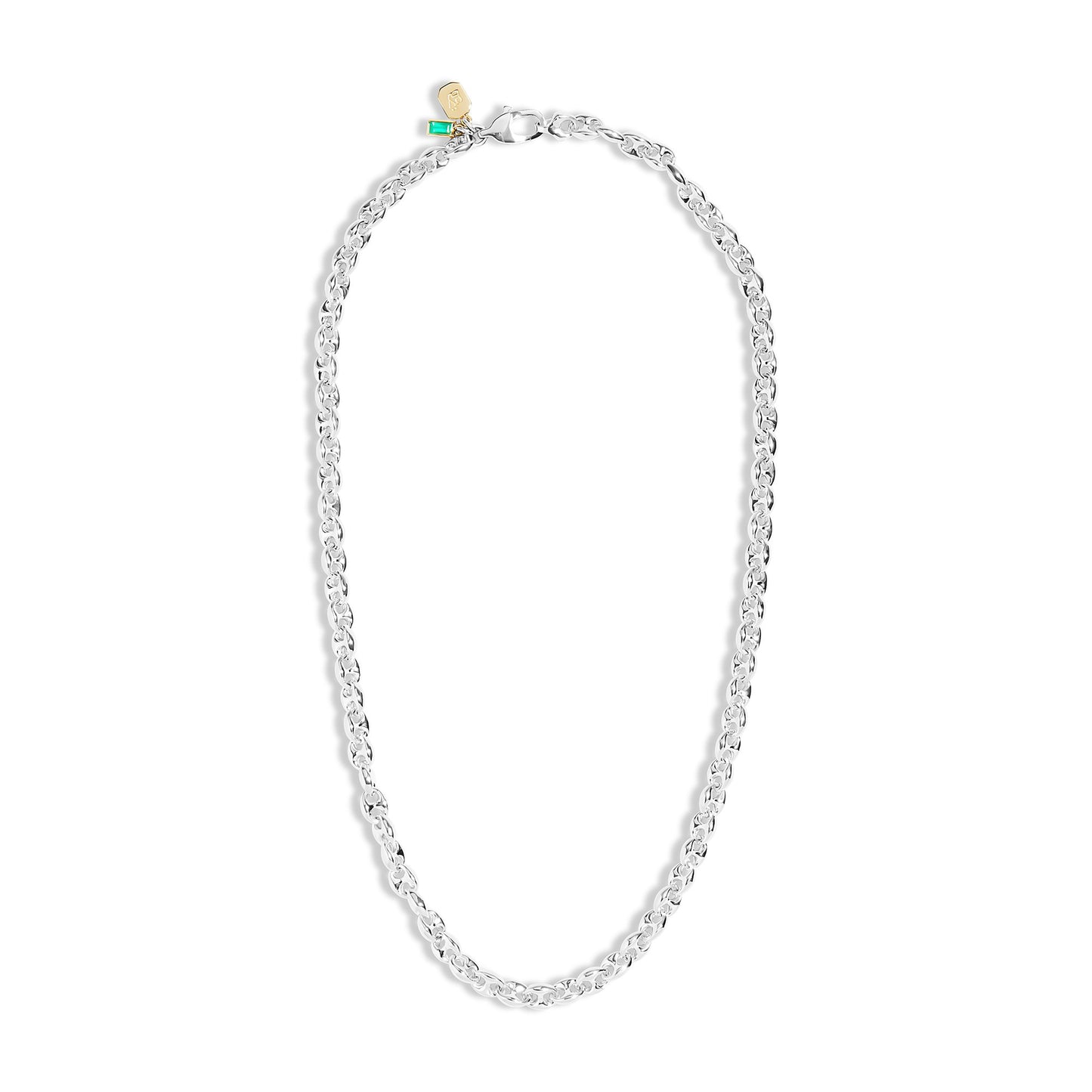 THE MARINER LINK MULTI CHARM NECKLACE