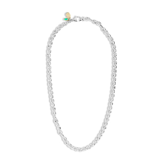 THE MARINER LINK MULTI CHARM NECKLACE