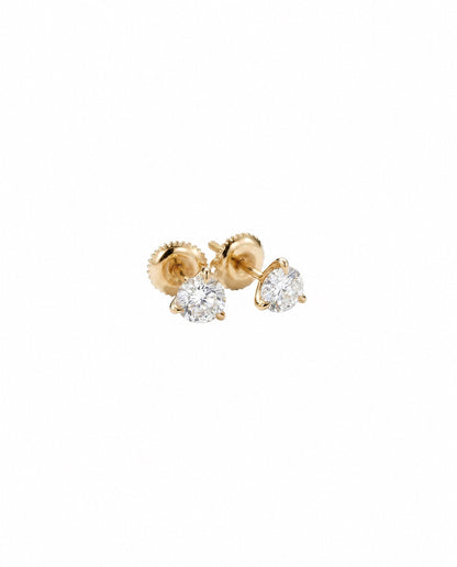 Gold Screw Back Studs
