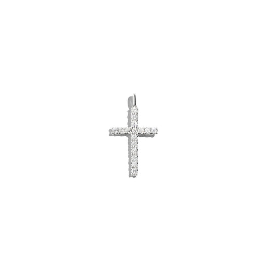 THE WHITE GOLD CROSS PENDANT